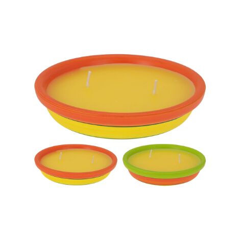 CANDELA ALLA CITRONELLA cm 11,5 x 3,2- 12 pezzi