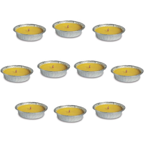 Candela alla Citronella Profumata per Giardino Antizanzare Verdelook - Formato: 14 cm