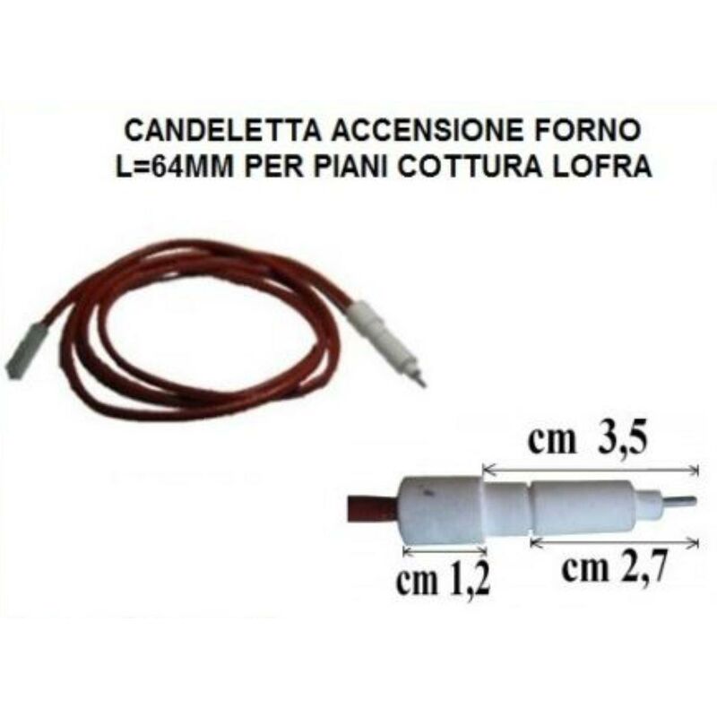 Image of Candela candeletta di accensione forno cucina a gas adatta lofra 37.2