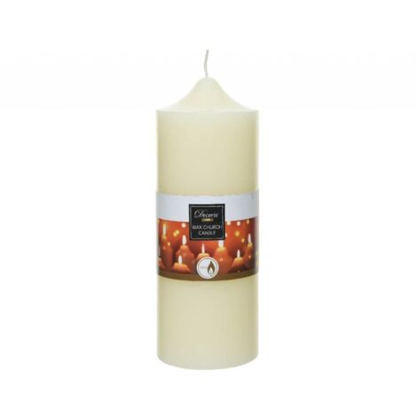 Candela Church Wax avorio 7.5 X 20CM