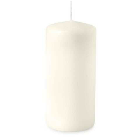 Candela cilindrica avorio cm Ø 10x30 bizzotto - bizzotto