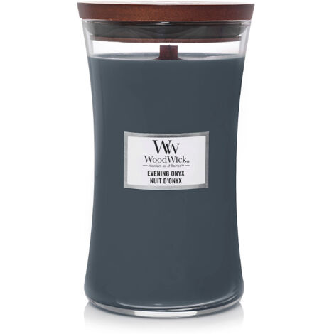 CANDELA CLESSIDRA GRANDE LARGE JAR EVENING ONYX WOODWICK