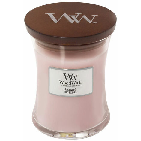 CANDELA CLESSIDRA MEDIA MEDIUM JAR ROSEWOOD WOODWICK