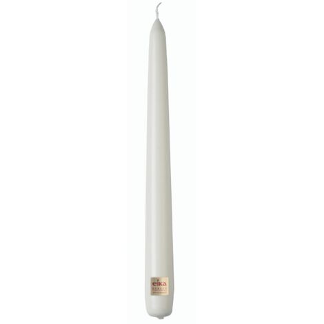 CANDELA CONICA H25 BIANCO