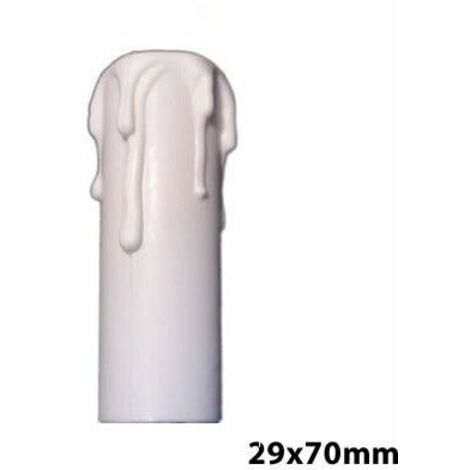 Candela Corta per Portalampada E14 Bianco Solera 853