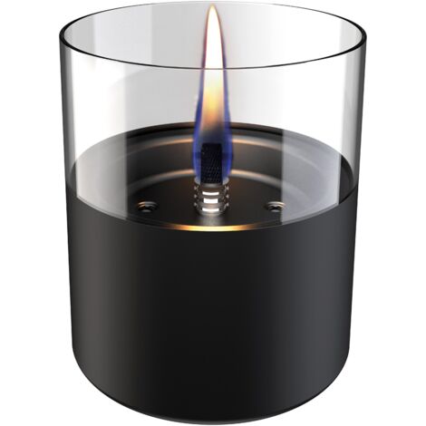 Candela da tavolo ricaricabile Lilly 10 Nero Tenderflame