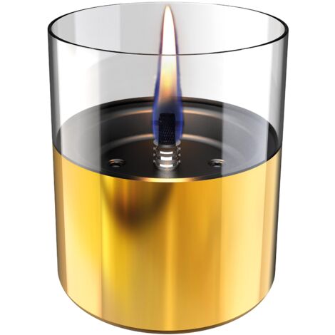 Candela da tavolo ricaricabile Lilly 10 Oro Tenderflame