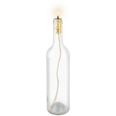 Candela decorativa tappo della bottiglia a LED decorazione natalizia, da 7.1 cm