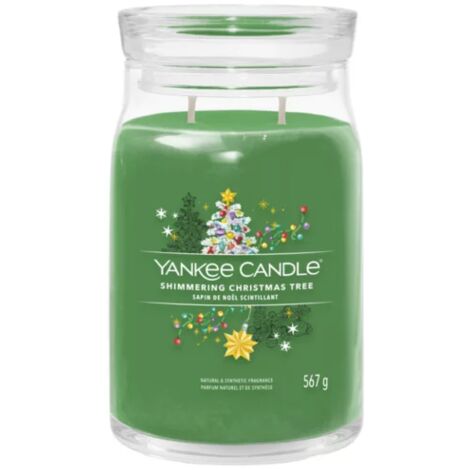 CANDELA GIARA GRANDE SHIMMERING CHRISTMAS TREE YANKEE CANDLE