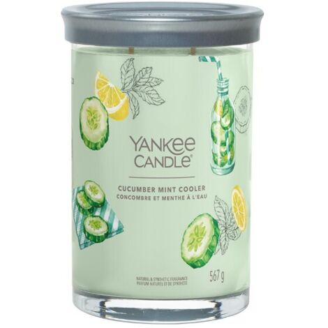 CANDELA GIARA GRANDE TUMBLER SIGNATURE CUCUMBER MINT COOLER YANKEE CANDLE