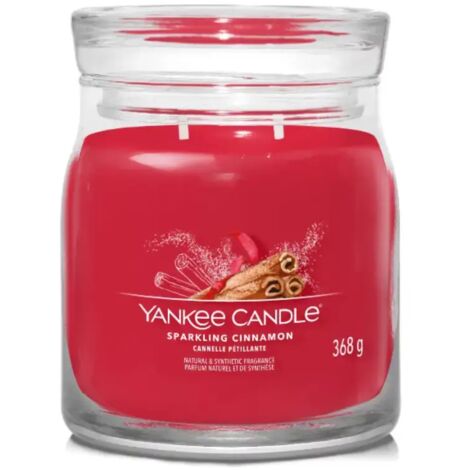 CANDELA GIARA MEDIA SPARKLING CINNAMON YANKEE CANDLE