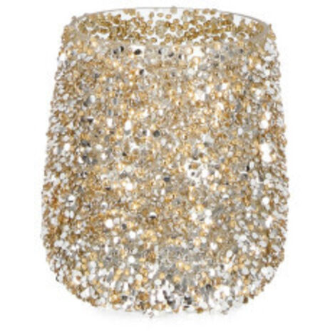 Candela Glitter Oro 10cm