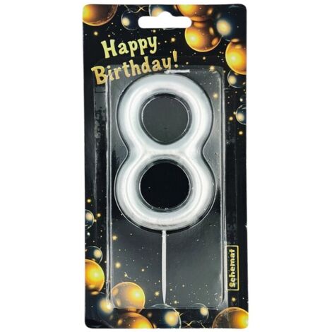 CANDELA NUMERO ARGENTO - SCHEMA 8 6674