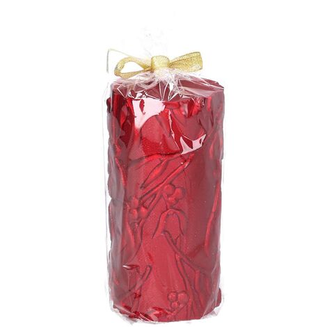 Candele Rosso Tortiglione Rosse 3Pz 3x40g 20Cm