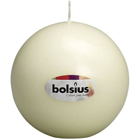 Candela Pillar WHite Bolsius Ø70