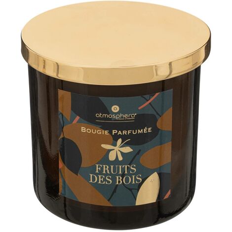 Candela profumata alla prugna 400g vaso di vetro frutti di bosco - Atmosphera créateur d'intérieur