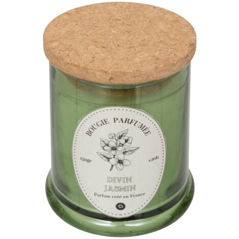 Candela profumata hapo 150g vaso di vetro con coperchio al gelsomino - Atmosphera créateur d'intérieur