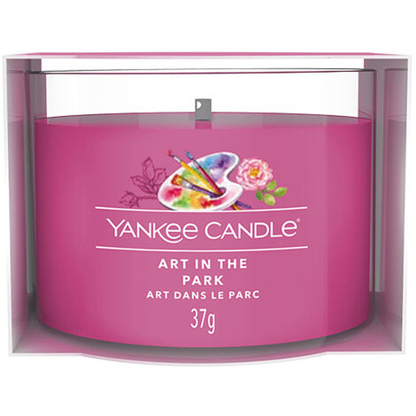 CANDELA PROFUMATA VOTIVE IN VETRO ART IN THE PARK YANKEE CANDLE