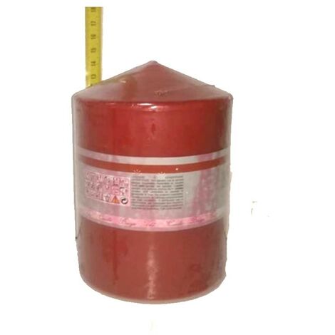 Candela Rossa da centrotavola regali di natale addobbi per casa natalizi decorazioni 15x10cm