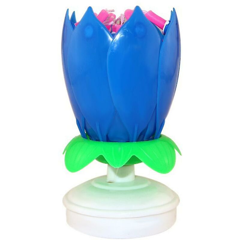 Candela rotante per torta di loto Candela per