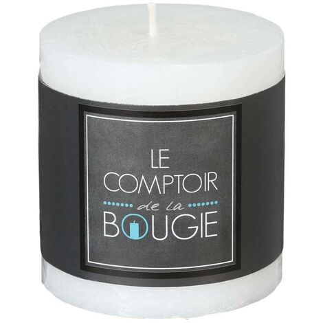 Candela rustica Olia bianca 220g - Atmosphera créateur d'intérieur