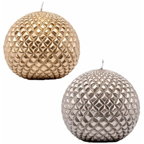 Candela set da 2 oro o argento di natale per candelabro centrotavola decorazioni - colorigenerali: ARGENTO