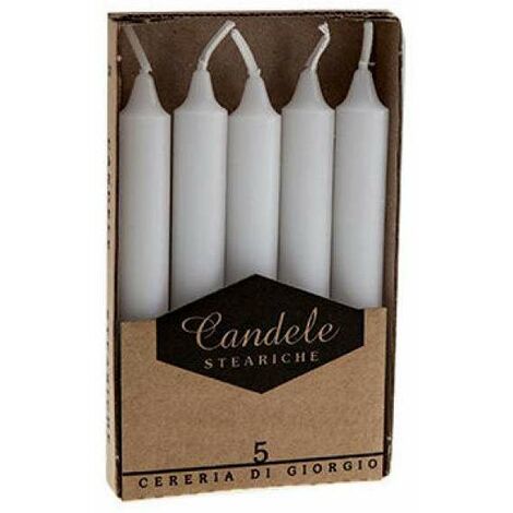 Candela Stearica Bianca Mm 150 Pz 5