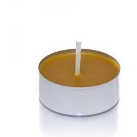 Candela tealight in cera d'api
