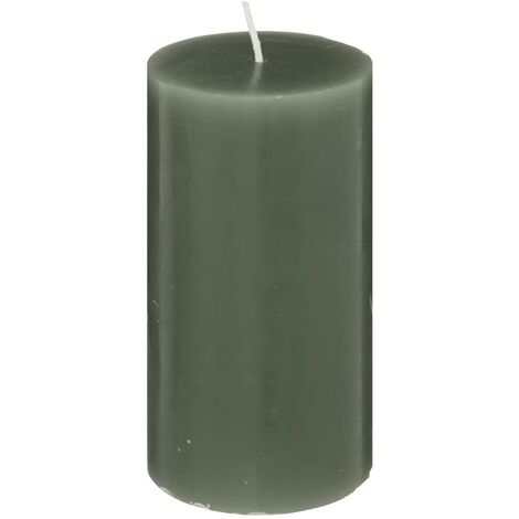 CANDELA CLASS MOCCOLO VERDE H.15 D.6,8 EDG - Candele Decorative Peragashop