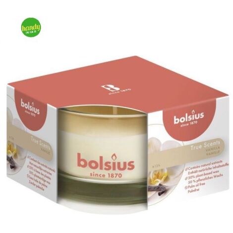 Candela Vetro Bolsius Fr. Vanilla mm 50/80