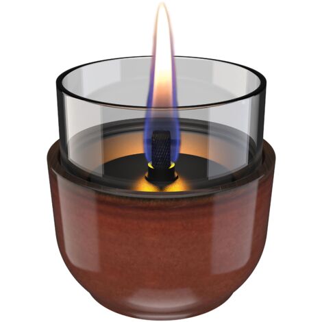 Candela Violet 8 Reactive Glaze Ambra da tavolo ricaricabile TenderFuel