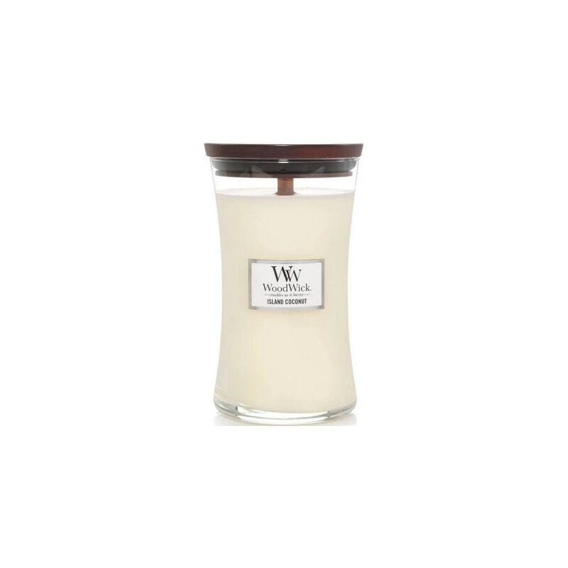 Woodwick - Candela large hourglass island coconut 93115e