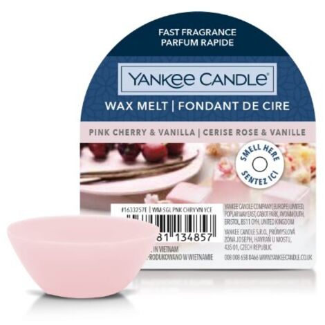 Candela Yankee Candle rosa ciliegia e vaniglia, 22 g