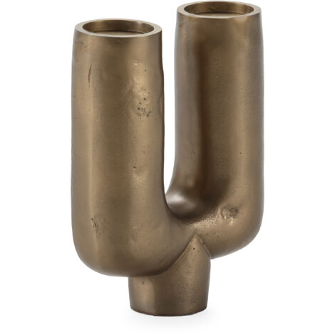 Candelabra 28x12x36 Accessoires und Geschenke Altes Goldmetall / Accessoires und Geschenke für alle Stile, um dem Haus eine Note zu verleihen