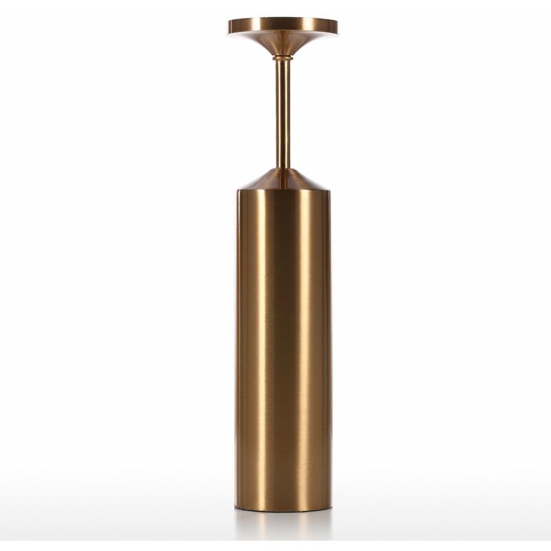 

Tooarts - Candelabro con poste largo, 5 pilares de metal, luz de vela, cena, candelero ideal, candelabro de metal, juego de 6 candelabros altos