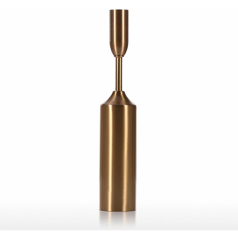 

Tooarts - Candelabro con poste largo, pilar de metal, candelabro ideal para cena a la luz de las velas, adorno de mesa, decoracion de bodas,tipo 3