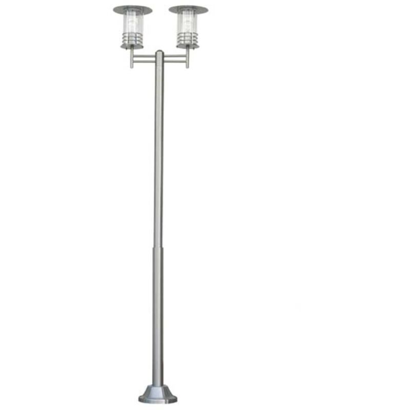 

Candelabro de 2 focos Miko de acero inoxidable