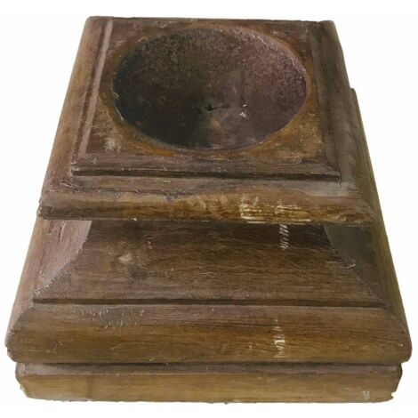 Candelabro de madera 31x30x23