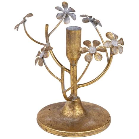 Candelabro de metal 15x15x16.5h cm