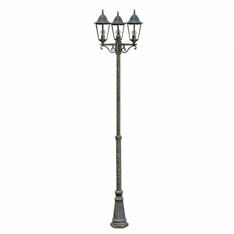 Candelabro migdal in bronzo 220cm Rustico da