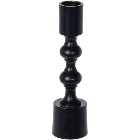 CANDELABRO VERTICAL 16cm NEGRO