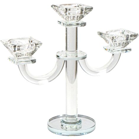 Candelabro Vidrio 3 Brazos 843640