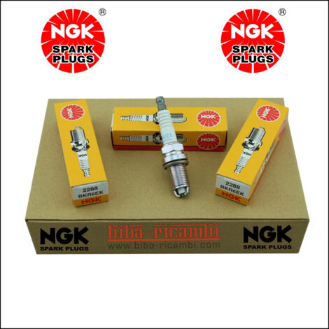 Candele accensione kit 4 candele ngk bkr6ek 2 punte candela ngk 2288