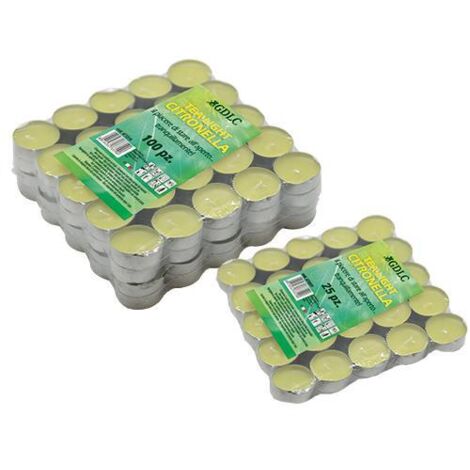 CANDELE CITRONELLA TEALIGHT CF.25 PZ.