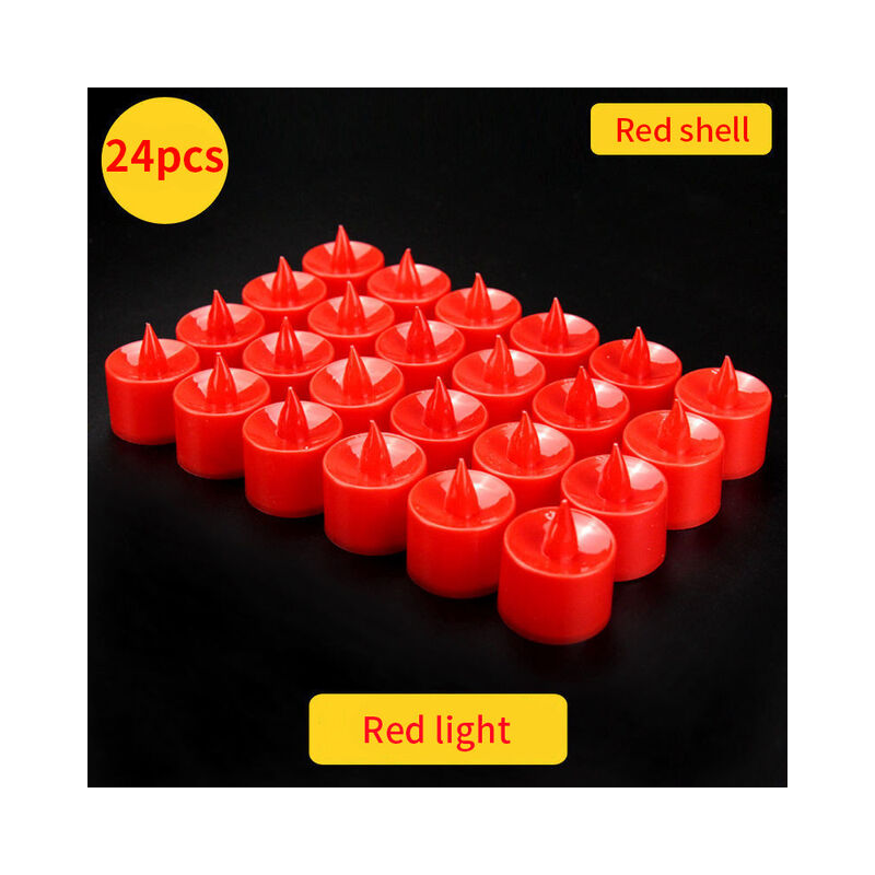 Candele da tè con luce da tè a LED senza fiamma