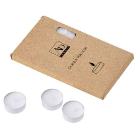 Candele Tea Light 15 Bianche 100436 Ad