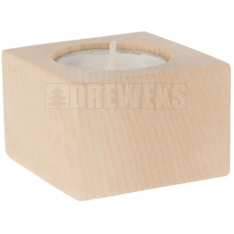 Candeliere in faggio 4cm