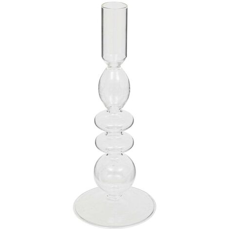Candeliere in vetro h22cm trasparente - Atmosphera créateur d'intérieur