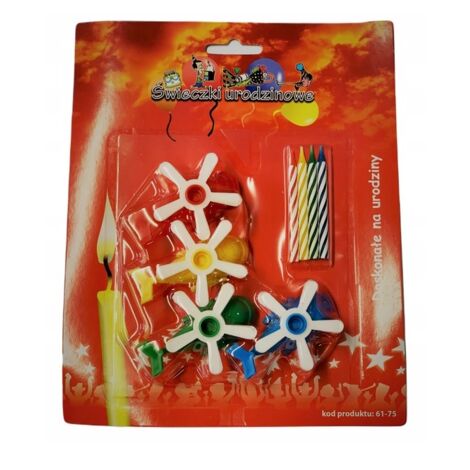 candeline di compleanno a forma di elicottero  61-75