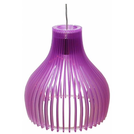Candellux Buren lampada a sospensione Ø26 viola cromo